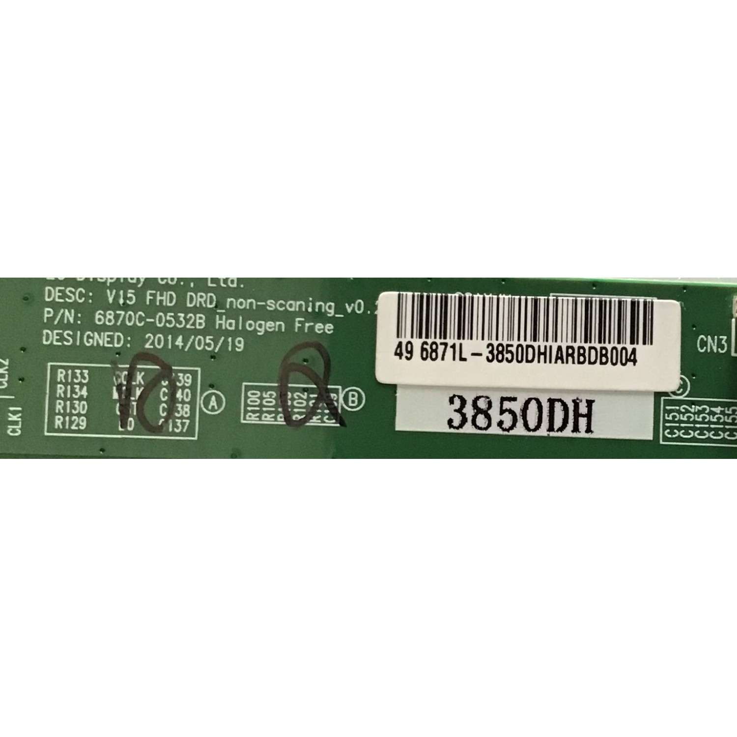 KIT DE TARJETAS PARA TV LG / MAIN EBT65204903 / EAX67848002(1.0) / FUENTE EAY64491401 / EAX67189301(1.5) / T-CON 6871L-3850D / 6870C-0532B / PANEL NC490DUE-AAFX1 / MODELO 49LK5700PUA.BUSWLOR - Imagen 4